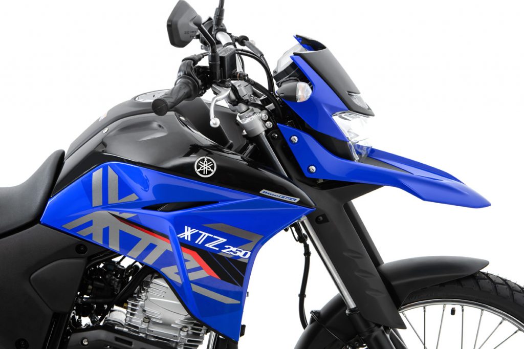 Body Bebê Moto Yamaha XTZ 250 Ténéré Azul