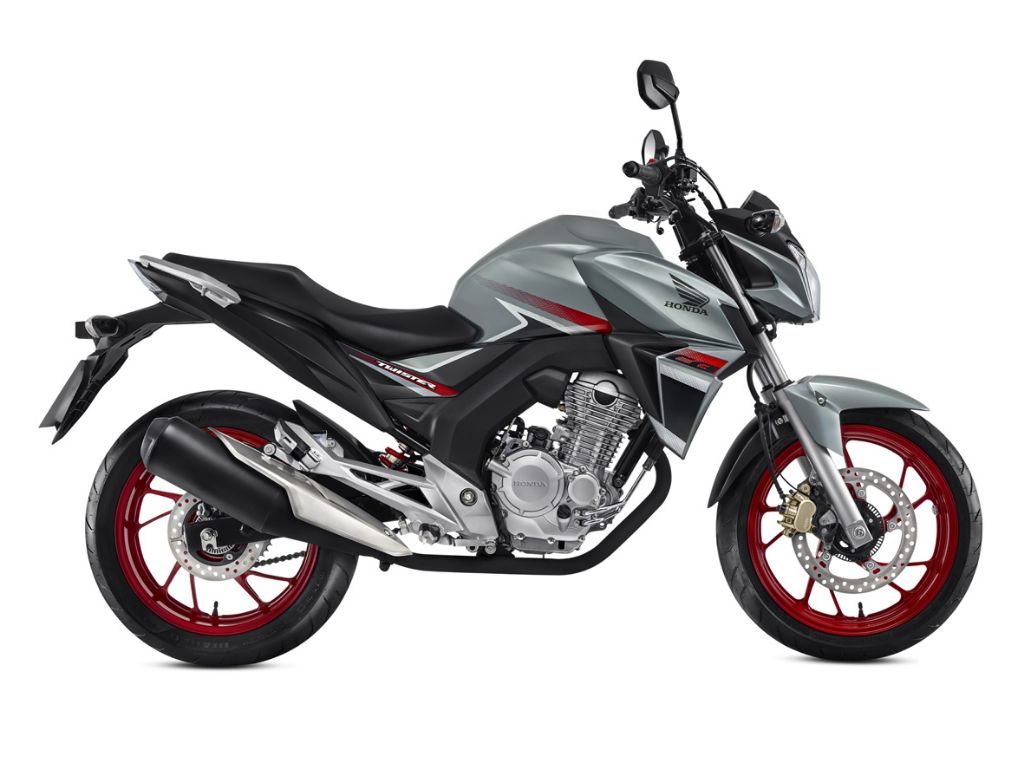 Honda CB Twister prata metálico Motociclismo Online