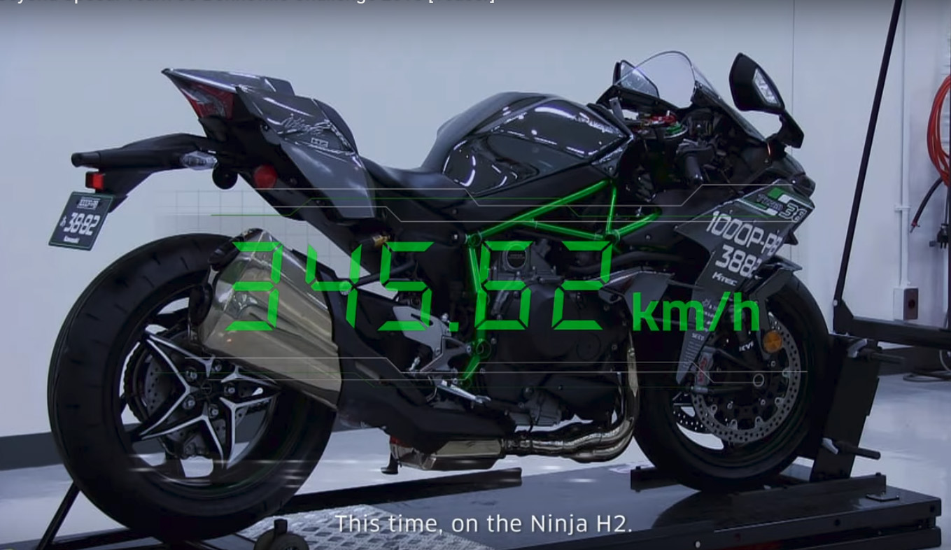 Kawasaki, Ninja H2, Ninja H2R, moto, superesportiva, Bonnevile, deserto de sal de Bonneville, velocidade, recorde, motos, recorde de velocidade, vídeo, motociclismo, Revista Motociclismo, Motociclismo Online