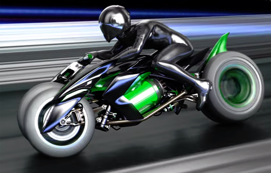 O exótico J Concept foi revelado pela Kawasaki em 2013