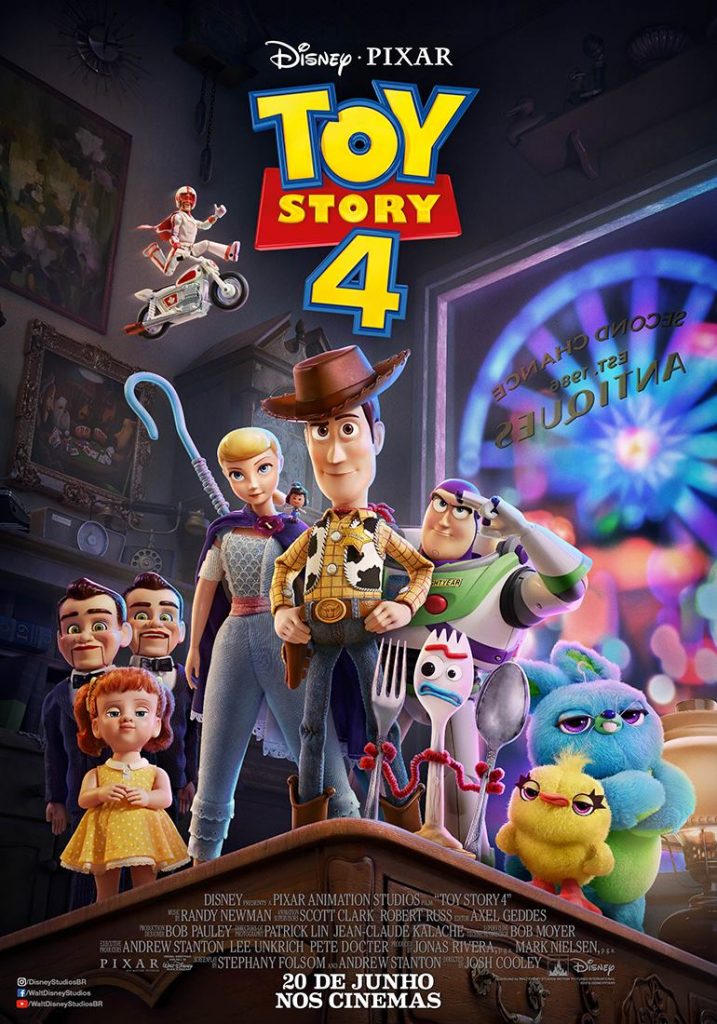 O pôster da animação Toy Story 4