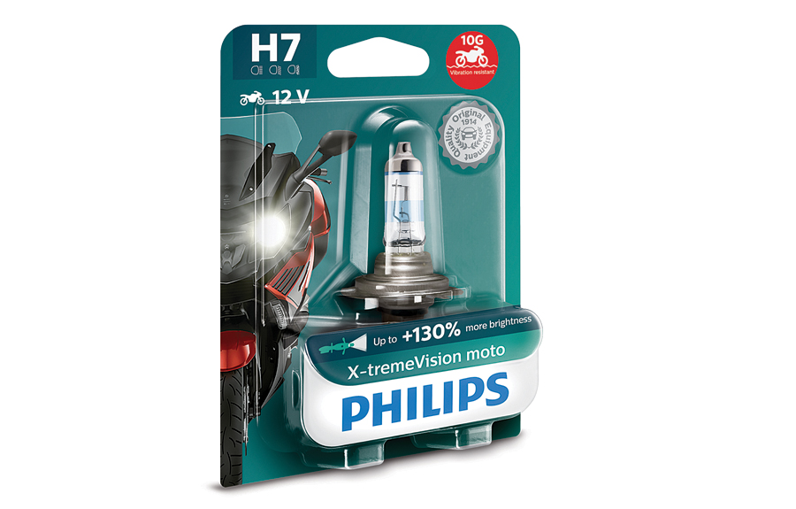 A lâmpada X-tremeVision Moto da Philips