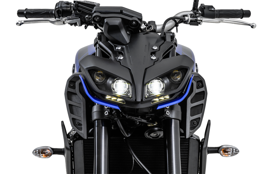 O farol da nova Yamaha MT-09 2020