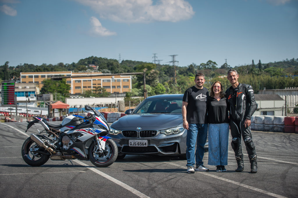 Alex Barros, Isabel Reis e Ismael Baubeta testam esportivos da BMW