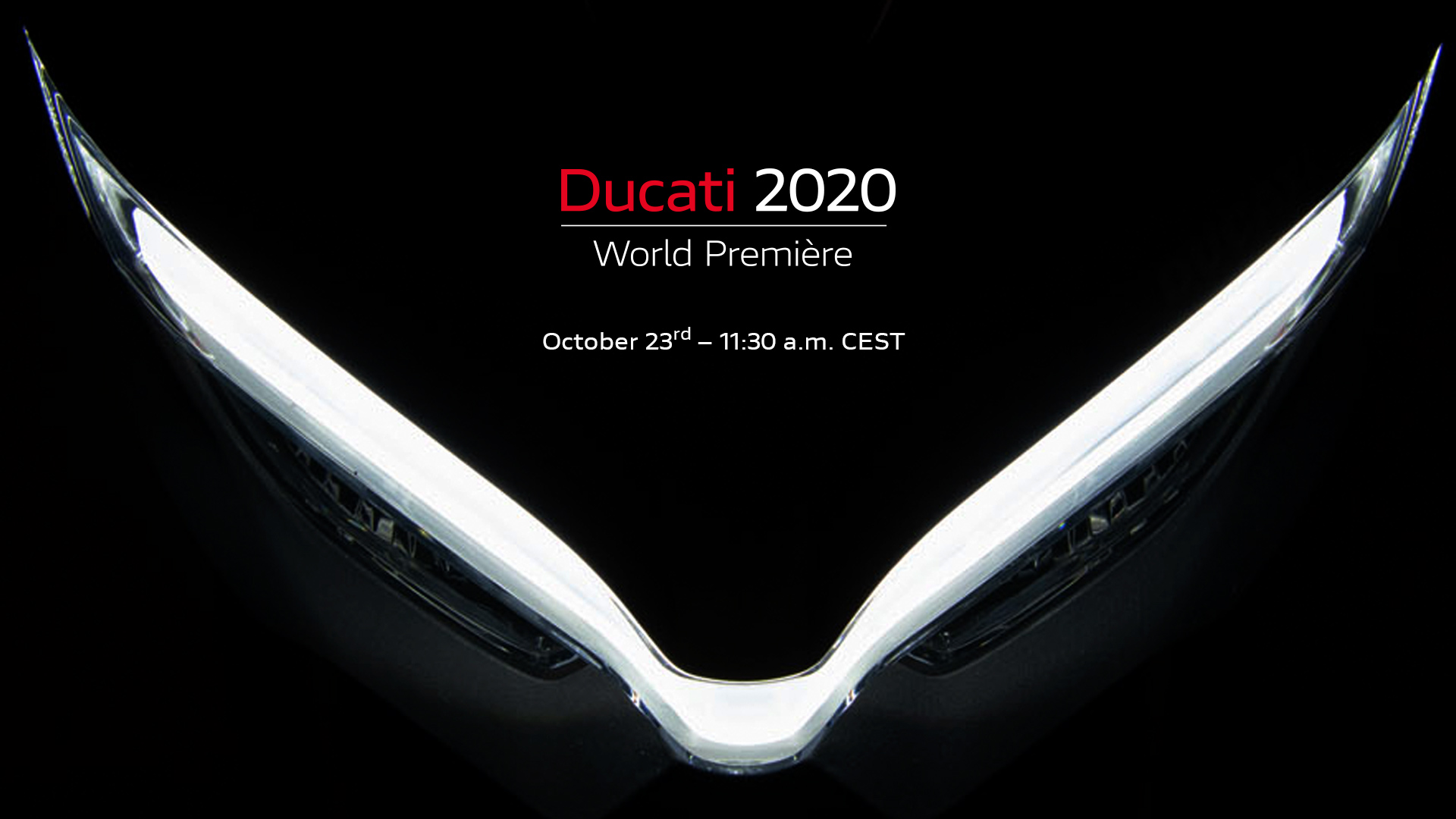 Ducati divulga teaser do World Premiere 2020