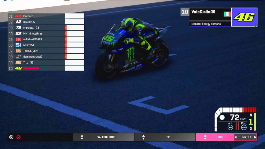 Valentino Rossi está confirmado na corrida virtual da MotoGP, que será neste domingo