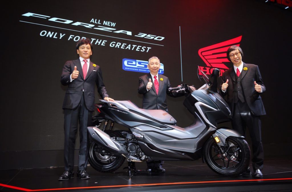 Honda apresenta atualização do Forza na Tailândia