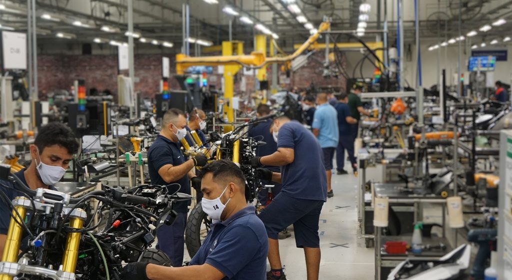 Fábrica da BMW Motorrad em Manaus (AM)
