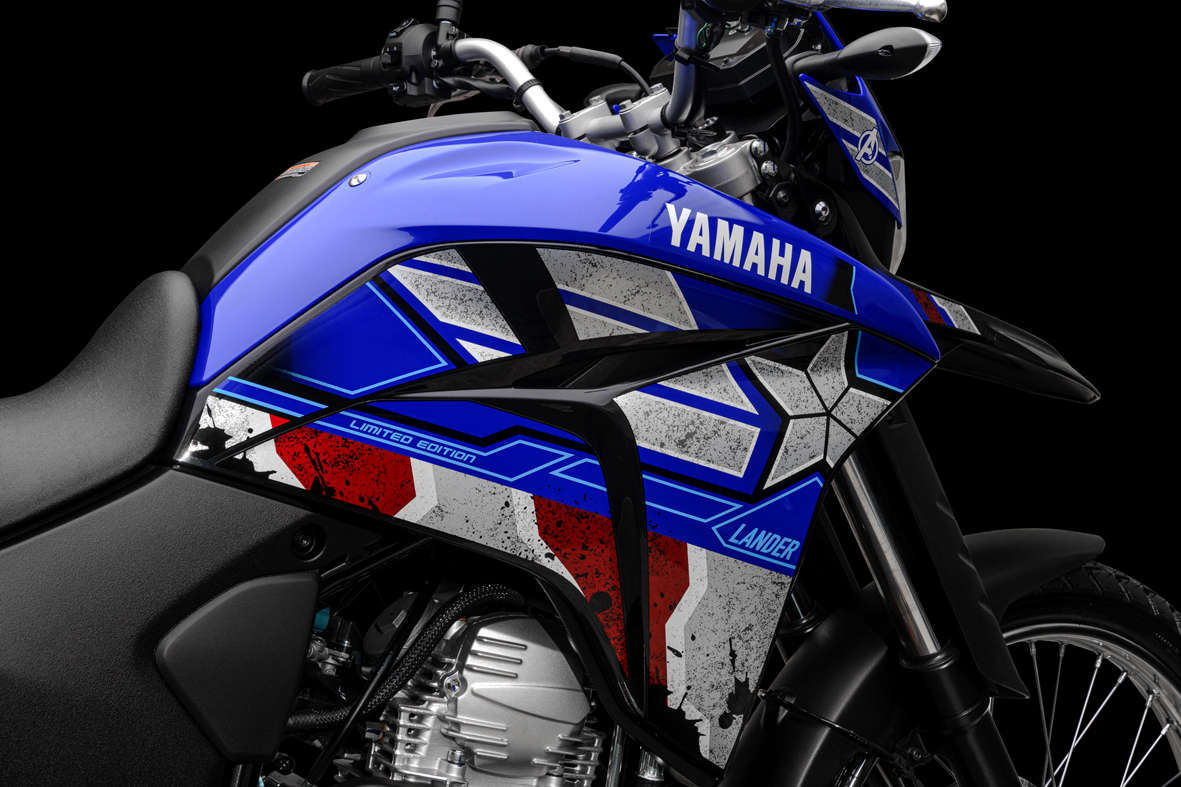 Yamaha lança primeiros modelos em parceria com Marvel