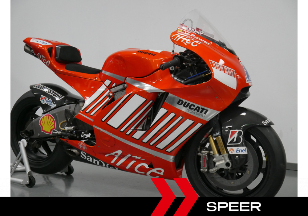 Ducati usada por Casey Stoner na MotoGP esta à venda