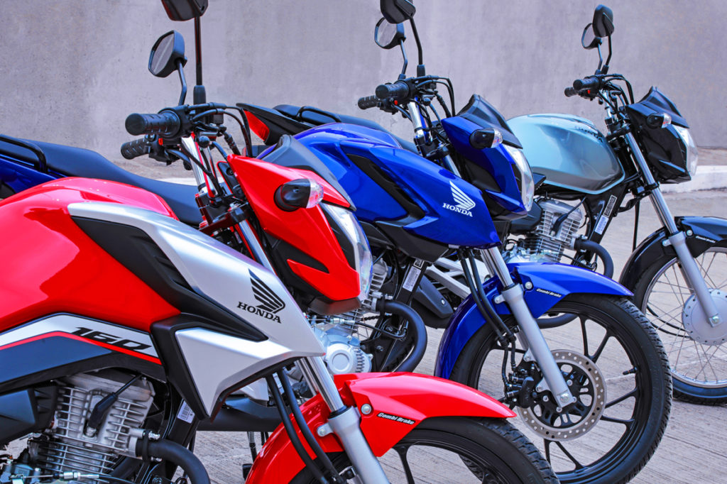 As motos mais emplacadas de cada categoria no 1º semestre Honda CG 160