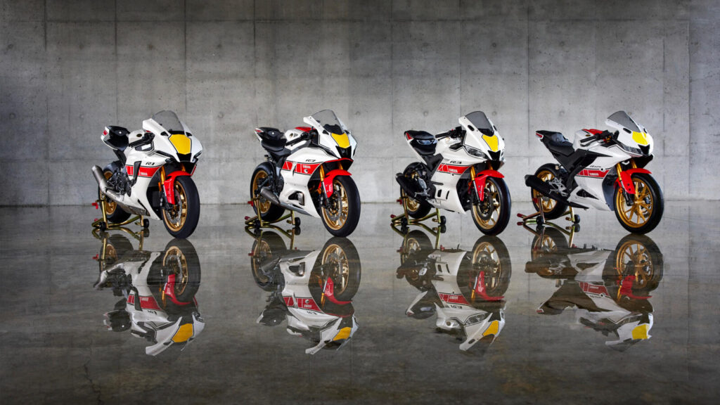 Série R da Yamaha ganha edição para 60 anos nas competições