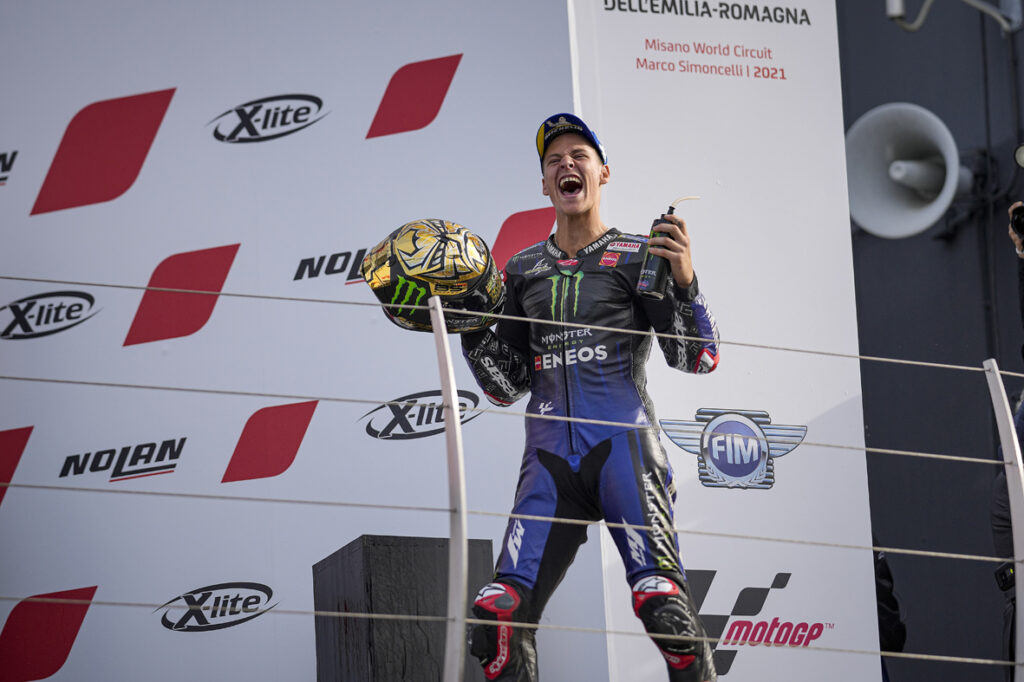 Quartararo encerra jejum da Yamaha na MotoGP