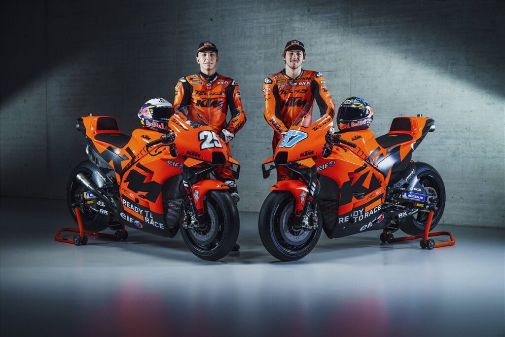 Eis as RC16 da KTM para temporada 2022 da MotoGP 
