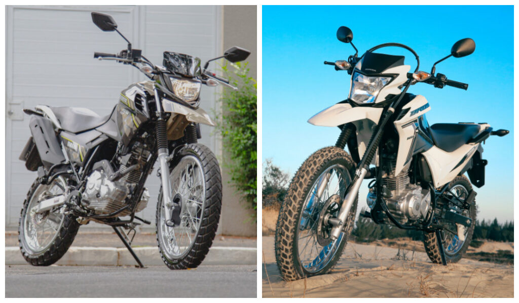 Yamaha Crosser 150, Honda Bros 160 e Haojue NK 150: quais as diferenças -  MOTOO