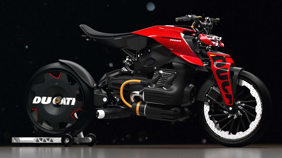 Como desenhar uma moto Ducati 