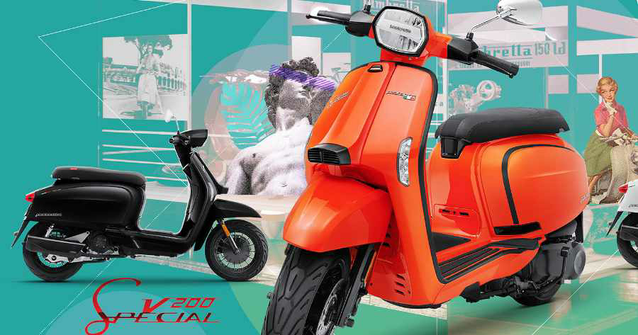 Lambretta V-Special recebe mais cores, totalizando 5 opções