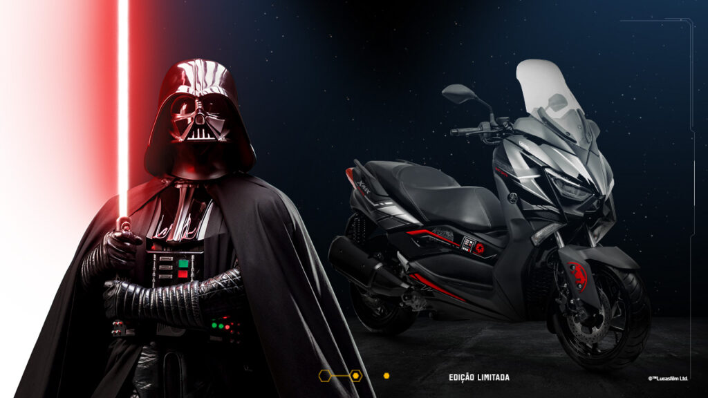 Yamaha XMax ganha edição inspirada em Darth Vader
