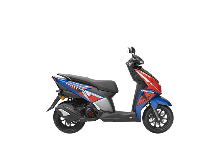 Não é só a Yamaha: TVS também tem scooters de heróis Marvel