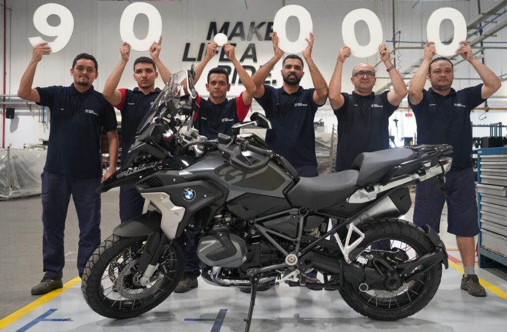 BMW Motorrad completa 90 mil motos produzidas no Brasil 