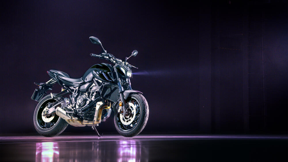 Yamaha MT-07 2023 ganha versão Pure e novo painel TFT