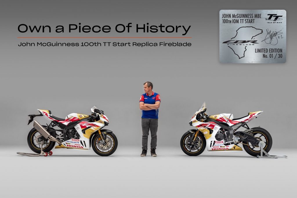 Honda homenageia McGuinness com edição especial da Fireblade