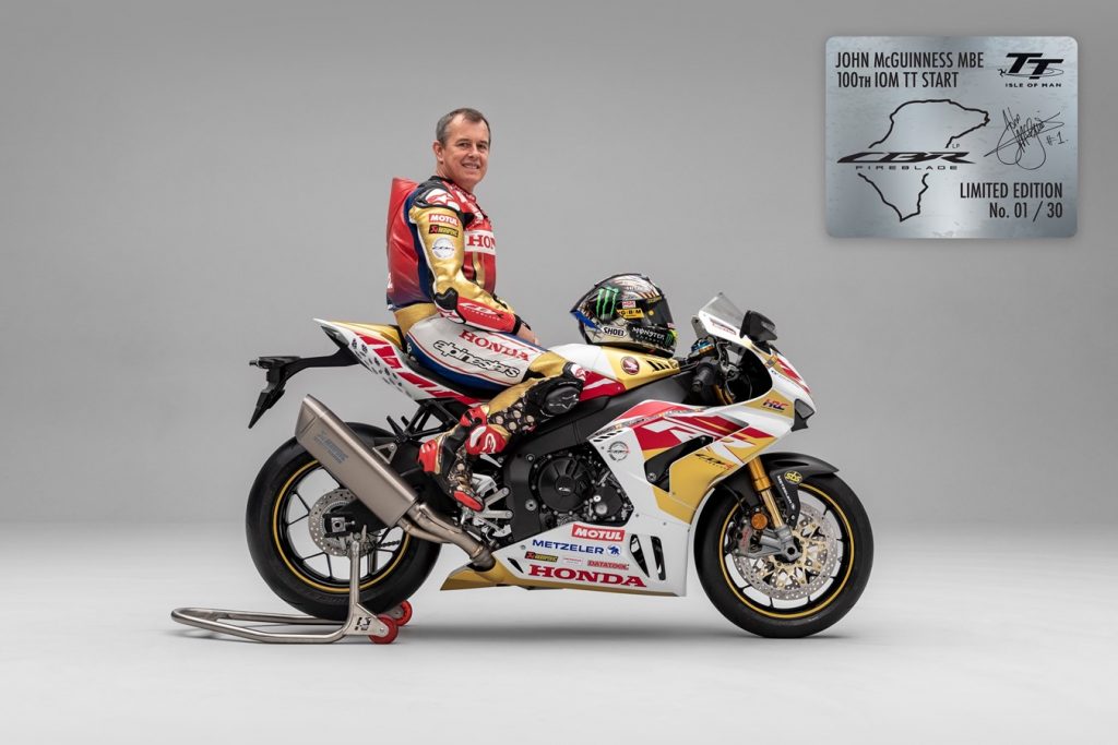 Honda homenageia McGuinness com edição especial da Fireblade