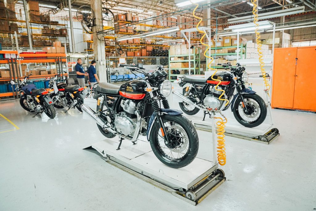 Royal Enfield inicia produção de motocicletas no Brasil em operação CKD