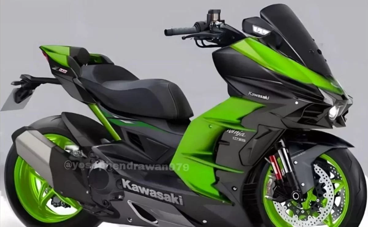 Kawasaki K1000 H2: um maxiscooter que não fica atrás de nenhuma Ninja