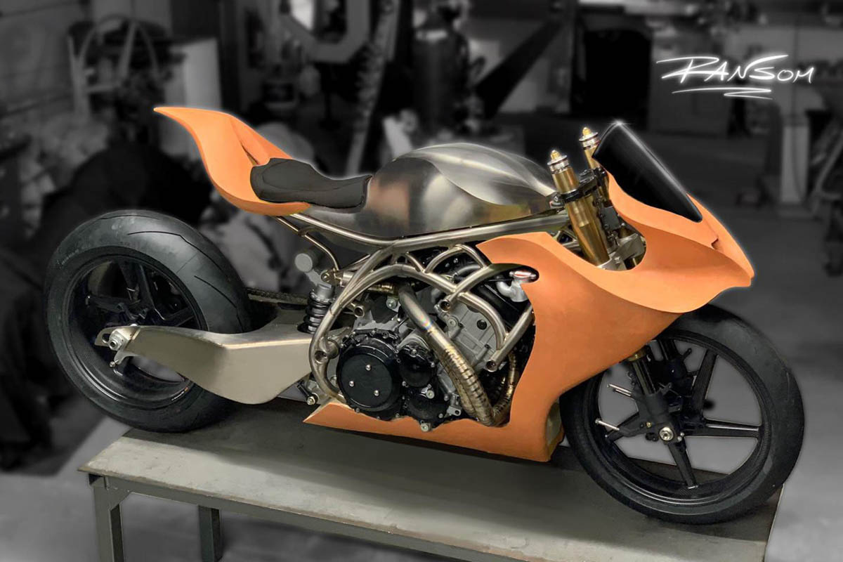Ransom, a primeira moto construída em titânio no mundo
