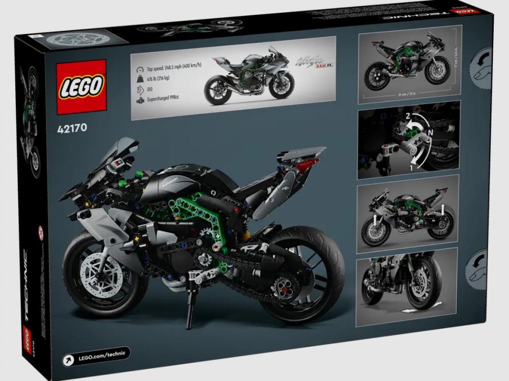 Kawasaki Ninja H2R ganha versão em Lego
