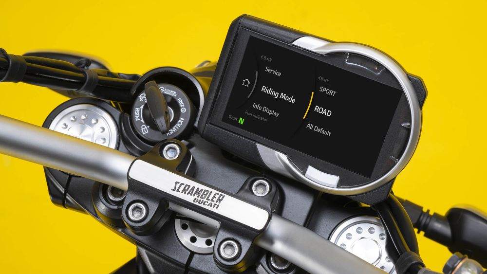 Novo painel da Ducati Scrambler Icon