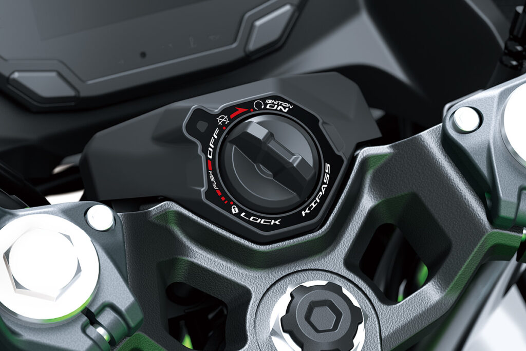 Kawasaki Ninja 500 SE imagem da smart key