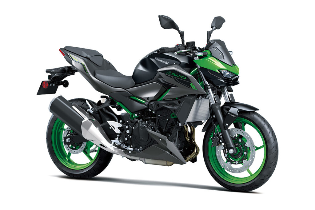 Kawasaki Z 500 SE imagem lateral frontal