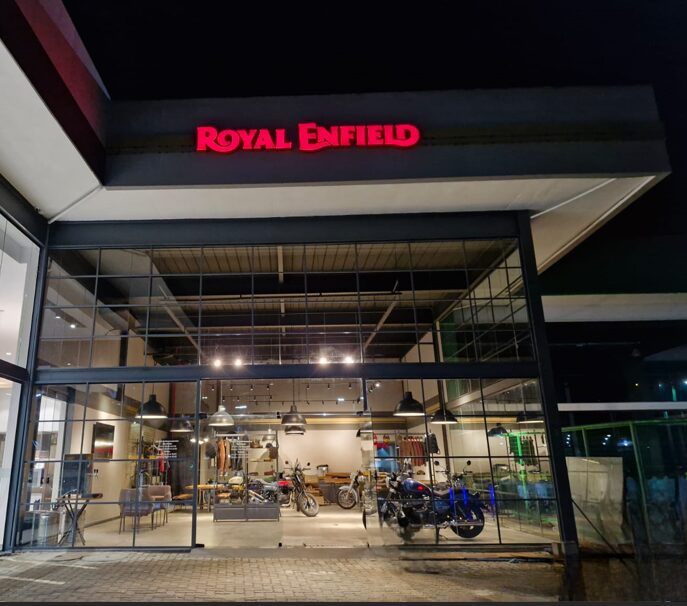 imagem concessionária Royal Enfield no Brasil