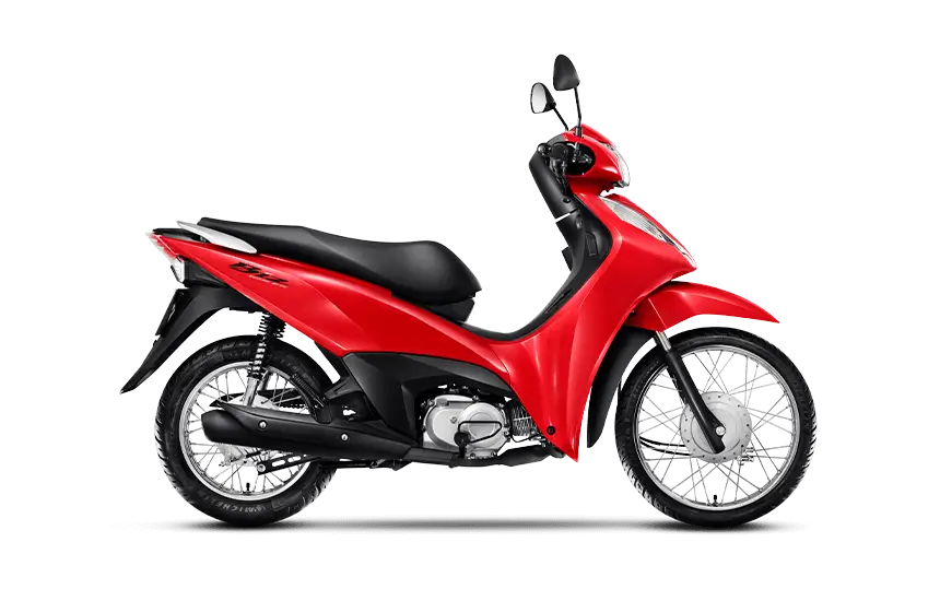 imagem Honda Biz 125 ES vermelha