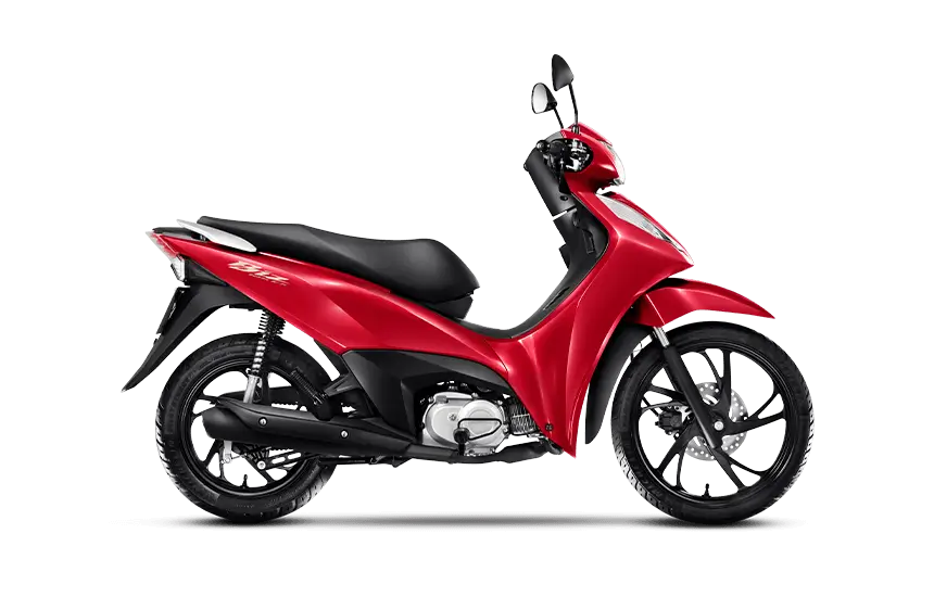 imagem Honda Biz 125 EX vermelha