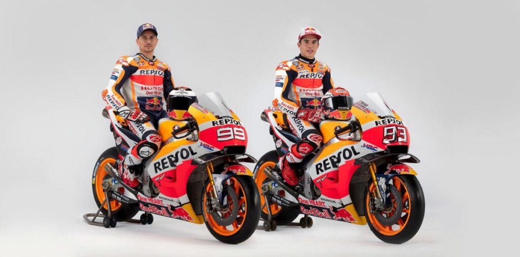 imagem Marc Marquez e Jorge Lorenzo Honda Repsol MotoGP