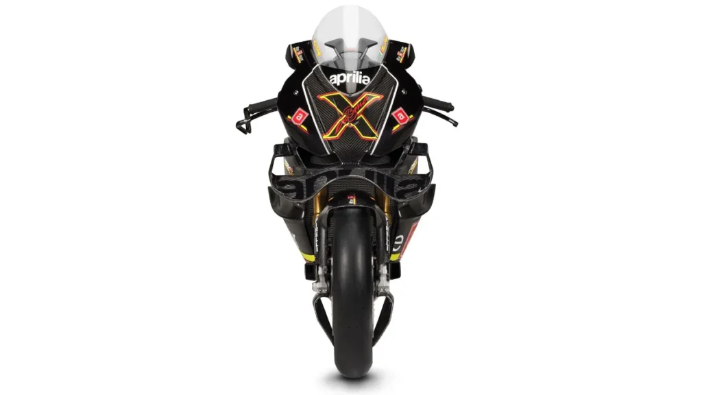 imagem frontal Aprilia RSV4 X Ex3ma