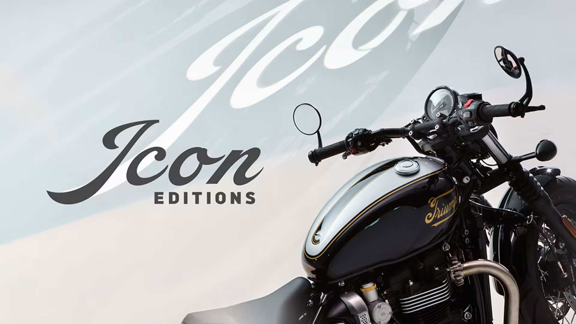 imagem Triumph Bonneville Icon Editions
