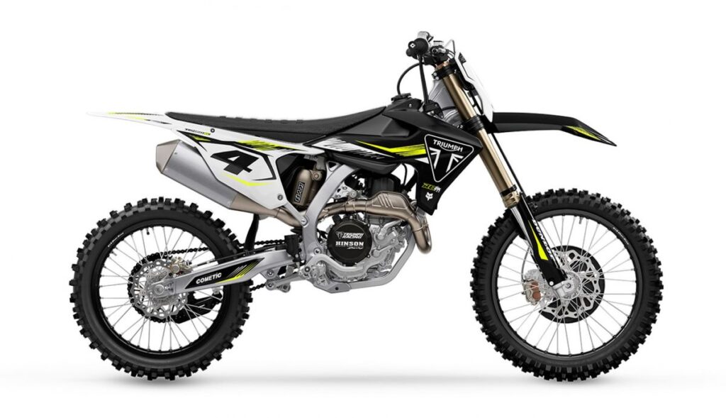 imagem lateral Triumph TF 450 RC Edition