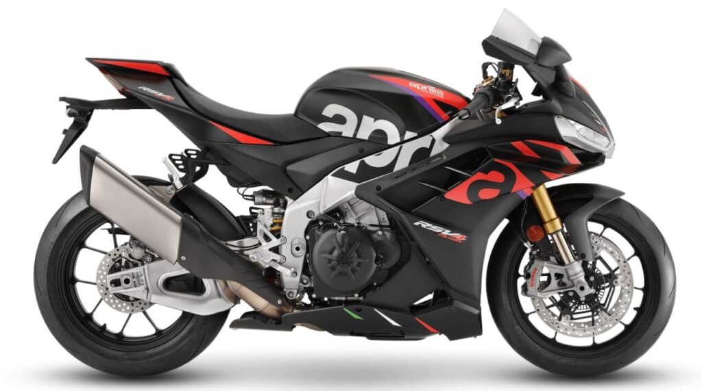 imagem lateral direita da Aprilia RSV4 Factory