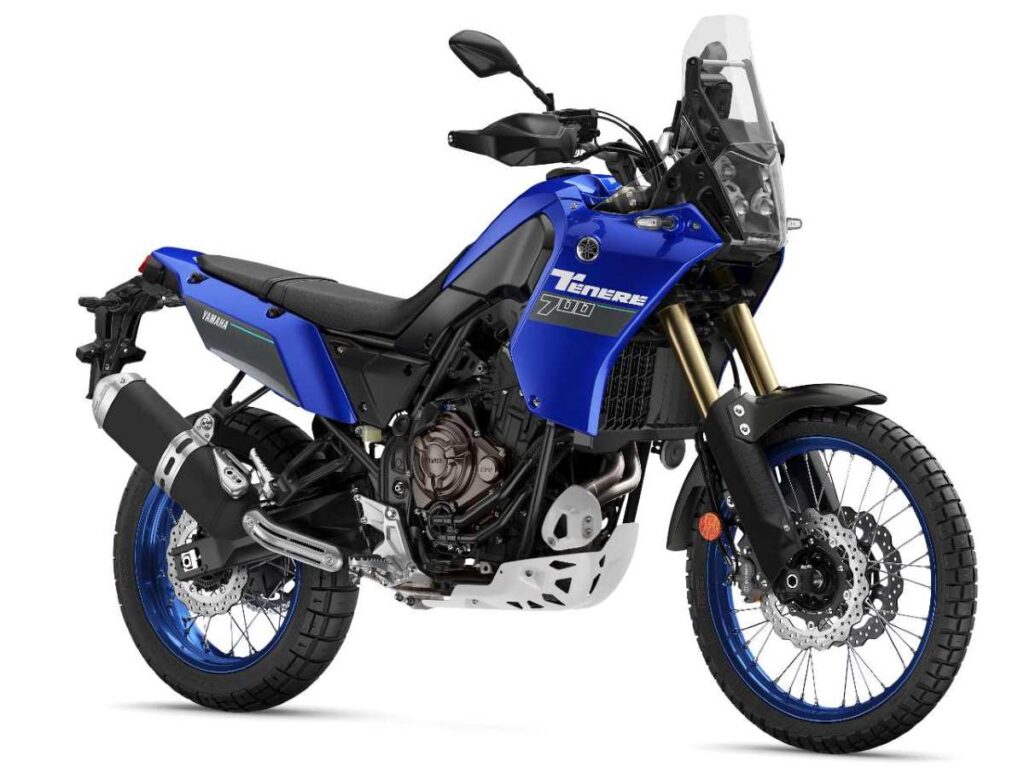 imagem da Yamaha Ténéré 700 que chega ao Brasil