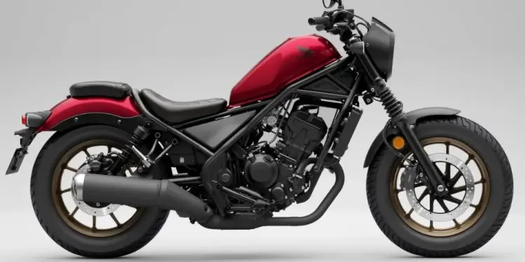 imagem lateral da Honda Rebel 250 2025