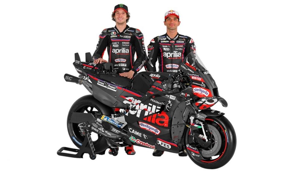 imagem Aprilia RS-GP25 2025 com Jorge Martín e Marco Bezzecchi