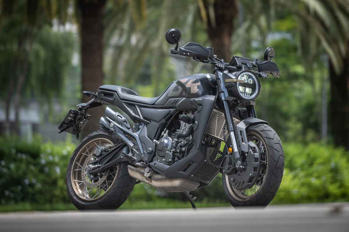 imagem da nova moto Zontes GK 350