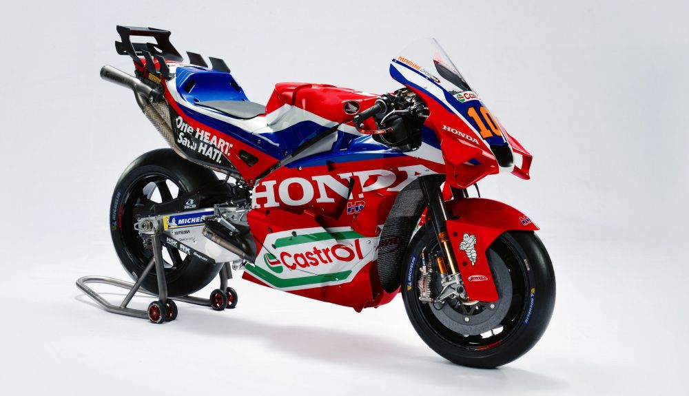 imagem lateral da Honda RC213V 2025 de Marini