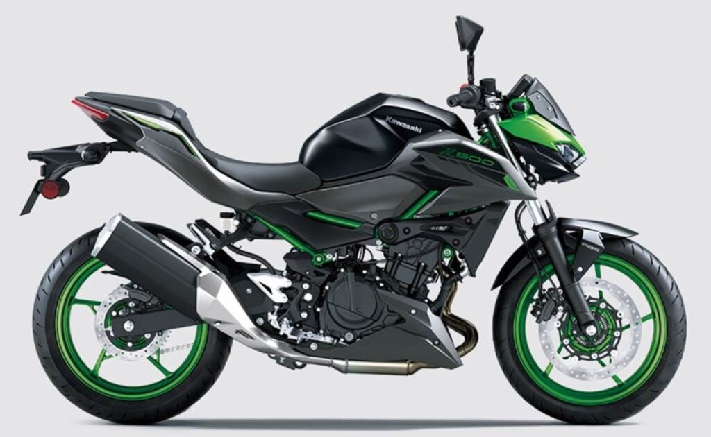 imagem lateral kawasaki z500