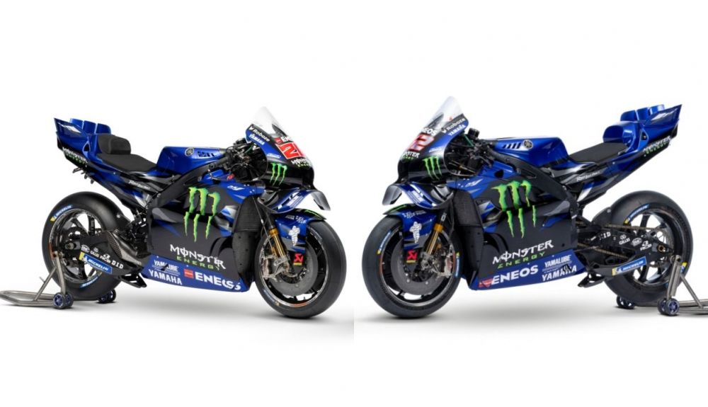 imagem da Monster Energy Yamaha M1 da MotoGP