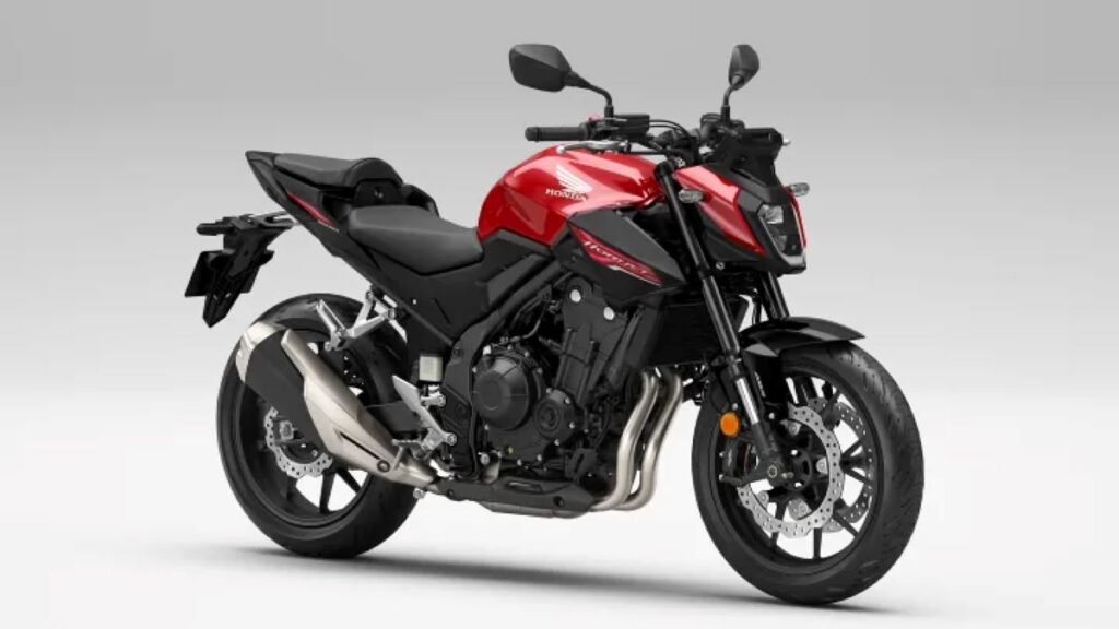 imagem da nova Honda CB500 Hornet vermelha